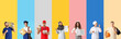 © Pixel-Shot - Collection of people of different professions on color background
