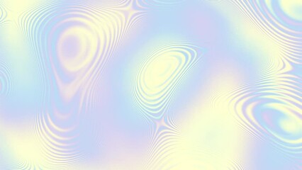 Aufkleber - Seamless abstract psychedelic wavy background for loop playback. Abstract liquid surface. 4k video. Abstract oil texture