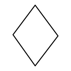 Wall Mural - Rhombus Line Icon