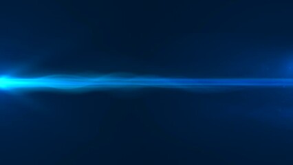 Wall Mural - beautiful abstract wavy lines technology backdrop blue digital particles effect as corporate concept