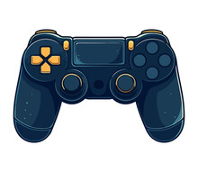 Modern Joystick Icon For Video Game Control