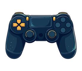 Canvas Print - Modern joystick icon for video game control