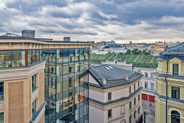 Wall Mural - View of the historical city center. Moscow. Russia.