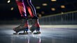 speed skating athlete generative ai
