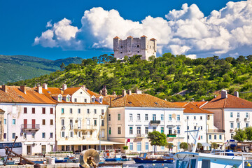 Wall Mural - Town of Senj and Nehaj fortress view, Primorje, Croatia