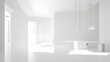 © happy Wu  - 清潔な白い部屋、背景｜Clean white room, background, Generative AI