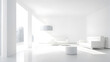 © happy Wu  - 清潔な白い部屋、背景｜Clean white room, background, Generative AI