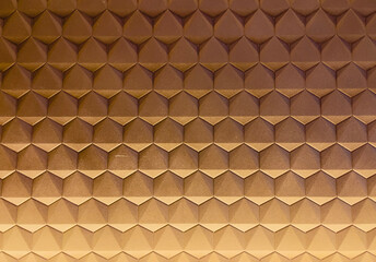 Wall Mural - Gold pattern wall for abstract background.