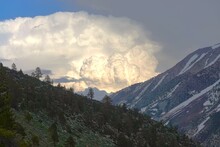 Thunderhead Clouds In The Mountains