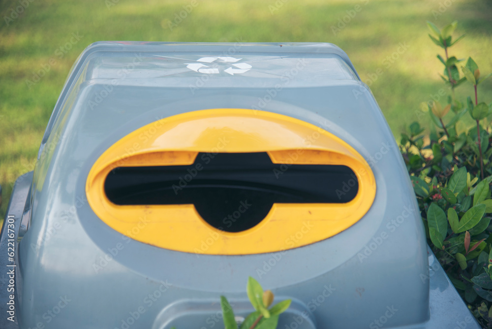 Trash cans for sorting garbage recycle bin waste plastic container ...