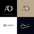 © Harbros Studio - Vector Logo Initial AD