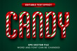 © yustika - Candy christmas 3d editable text effect