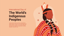 International Day Of World Indigenous Peoples Banner Template