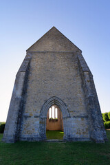 Poster - Old gothic church in Yèvre-le-Châtel village. Centre-Val-De-Loire region