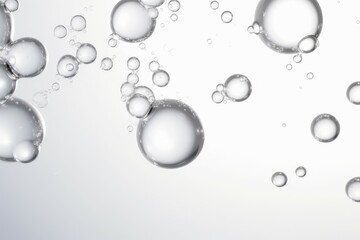 Poster - Air bubbles water pure. Generate Ai