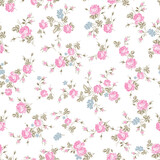 Fototapeta Kwiaty - Textile and digital seamless floral pattern vector design 