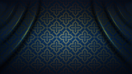 thai art luxury banner, background pattern decoration for printing, flyers, poster, web, banner, bro