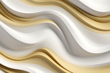 Poster - Background of a white ultra waves abrasive forms. AI generated