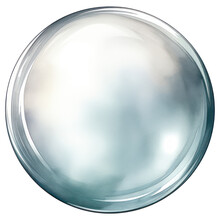 Silver Round Metal Ball