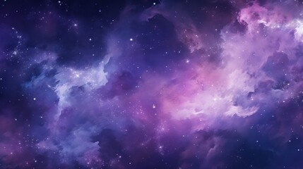 Wall Mural - Colorful Purple Gradient Galaxy Abstract Background Texture. Generative AI illustration.