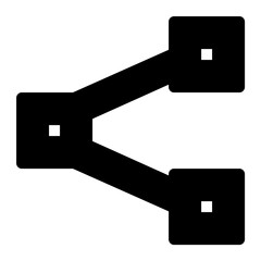 Poster - Share icon. Suitable for website UI design