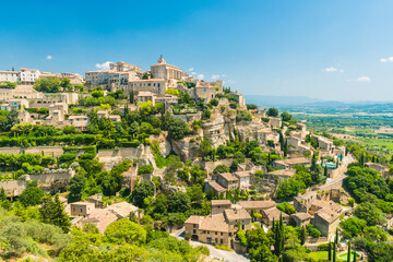 Wall Mural - Small but beautiful old town of Gordes, Provence - France