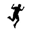 © DLC Studio - jumping figure silhouette illustration