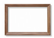 © pkproject - Vintage Wooden Frame on White Background: Antique, Rustic Border for Nostalgic Photography and Classic Interior Decor