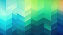 Geometric Background, Blue And Green Color, AI Generated Image
