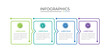 © M. Usnata wijaya - Process business infographic thin line with square template design with icons and 4 options or steps.