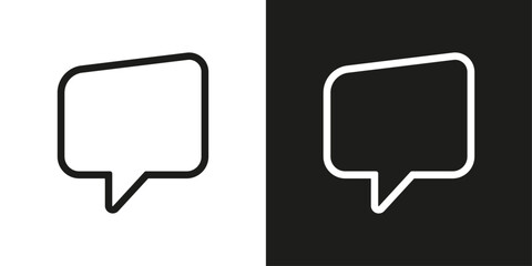 speech bubble message icon vector design