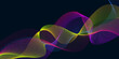 © Sigit - Abstract flowing wave lines. Design element for technology, science, wallpaper, printing, web, presentation, modern concept.vector eps 10