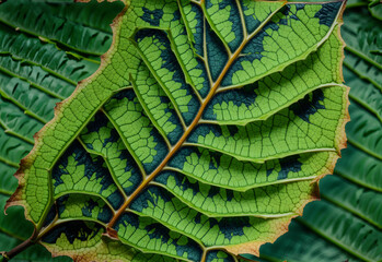 close up of green leaf