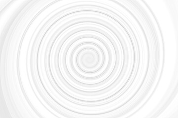 Poster - A very simple black and white illustration of a spiral