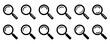 © Maksim - Magnifying glass icon, magnifier or loupe sign.
