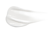 A Smear Of Cream On A Blank Background. PNG