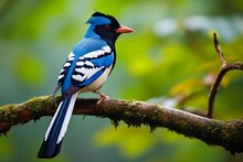 Blue Magpie Bird Generative AI