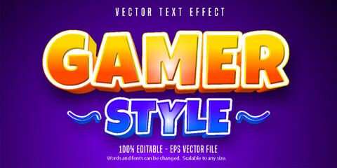 Sticker - Editable text effect, cartoon and comic text style