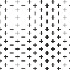 Fototapete - abstract geometric monochrome plus stylish pattern.