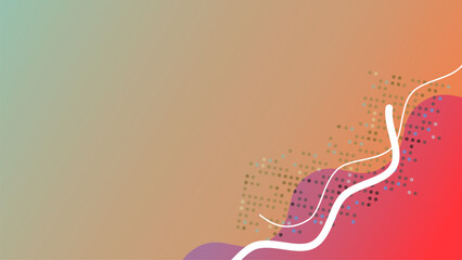 Leinwandbilder - Dynamic Fluid Wave Dot Abstract Background