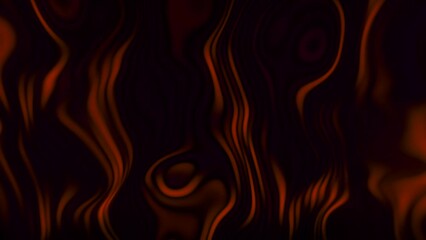 Poster - Hypnotic animation with linear pattern. Motion. Beautiful shimmering pattern with wavy lines and hypnotic effect. Pulsating hypnotic pattern with wavy lines and circles on black background