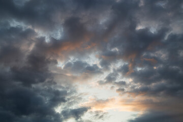 Wall Mural - storm clouds.background of the summer sky with thunderclouds.