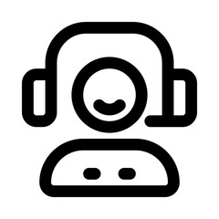 Poster - customer service icon for your website, mobile, presentation, and logo design.