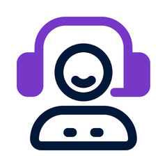 Poster - customer service icon for your website, mobile, presentation, and logo design.