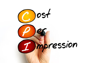 Poster - cpi - cost per impression are terms used in traditional advertising media selection, online advertis