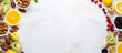 © PHdJ - Healthy Fruit and nuts background
