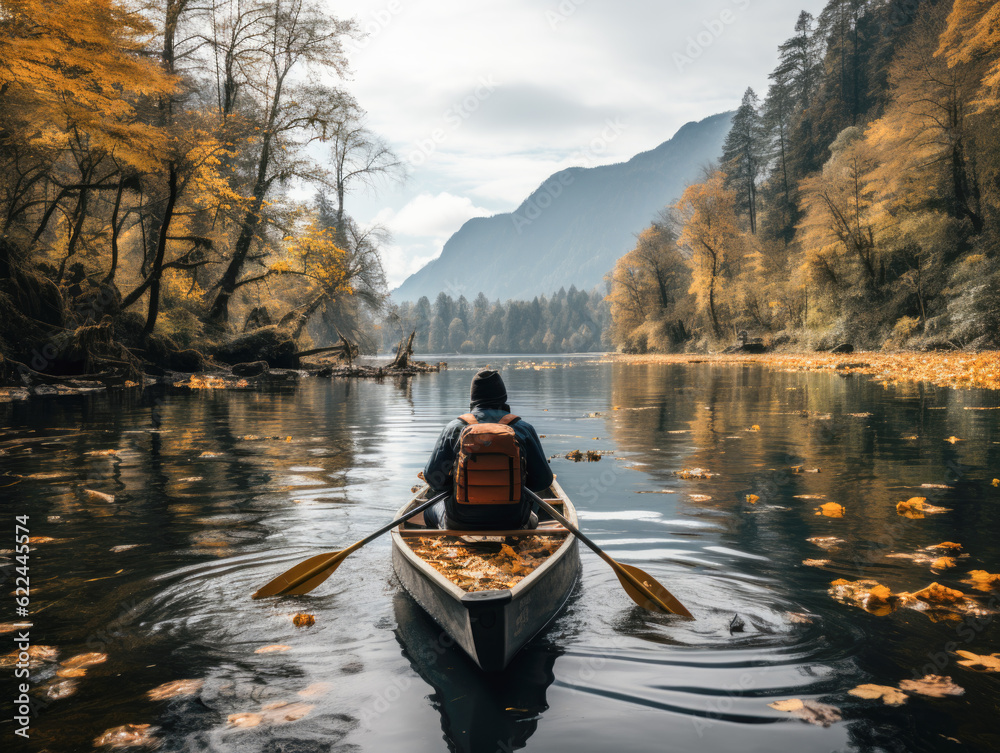 Engaging in an eco-friendly activity, such as kayaking or hiking, a ...