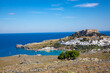 The Rhodes island in Lindos