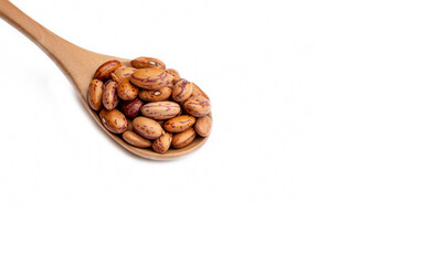 Wall Mural - Legumes; dried roman beans. Dried pinto beans.