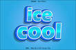 © 13nabila graphic - Ice Cool Editable Text Effect